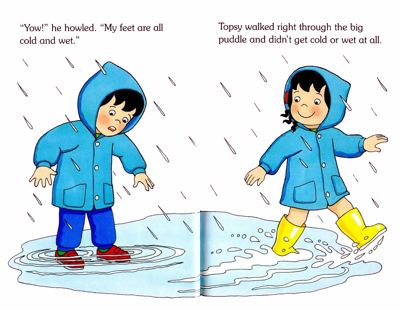 Ladybird - Topsy Tim Books - Red Boots Yellow Boots (07),绘本,绘本故事,绘本阅读,故事书,童书,图画书,课外阅读